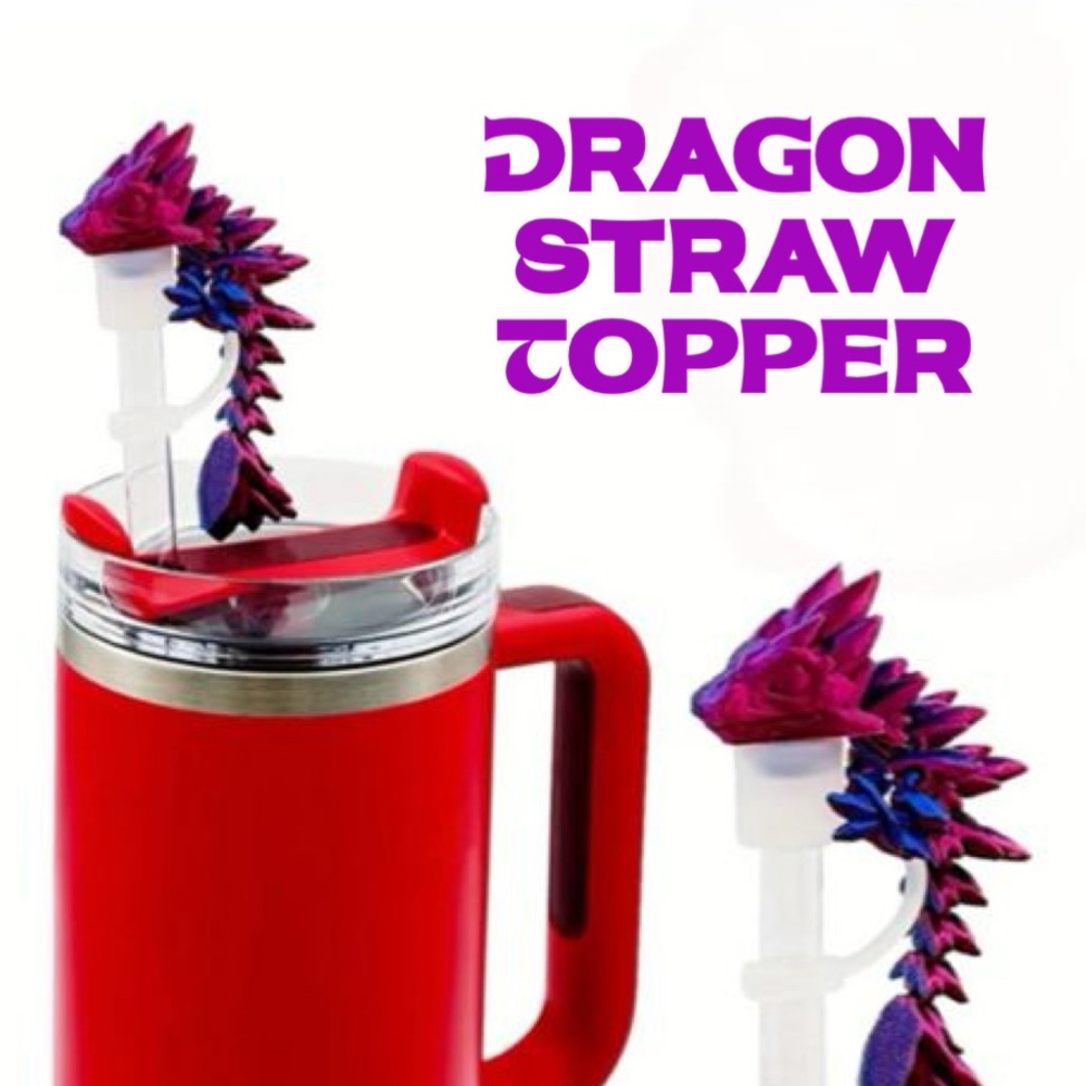 Dragon Straw Topper, NEW
